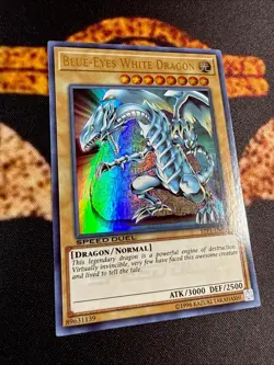 🔥YUGIOH • BLUE EYES WHITE DRAGON • ULTRA RARE • STP1-EN004 • SPEED DUEL • NM🔥 - Image 4