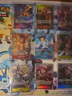 20x English One Piece TCG mixed card lot Alt Arts SR Don!! assorted sets - Image 2