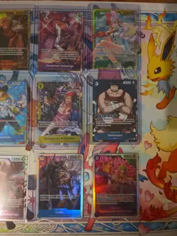 20x English One Piece TCG mixed card lot Alt Arts SR Don!! assorted sets - Image 3