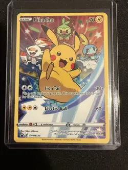 Pikachu SWSH020 Sword & Shield - Black Star Promo - 2020 Pokemon Card - Image 1