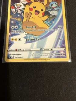 Pikachu SWSH020 Sword & Shield - Black Star Promo - 2020 Pokemon Card - Image 3
