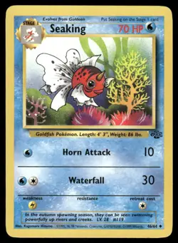 Pokemon Cards Seaking 46/64 Jungle WOTC Uncommon NM - Image 1