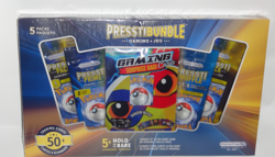 TCG Pokemon Mystery PressTine Bundle 50+ Cards w/Booster Bag & 5 Packs NEW NIB - Image 1