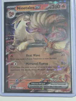 Ninetales EX Pokemon 151 Double Rare holo 038/165 Pokemon Card English EN - Image 1