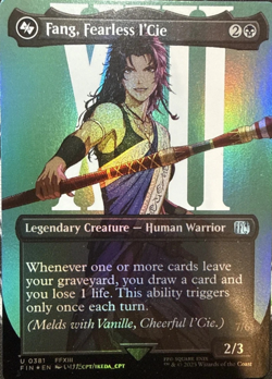 Fang, Fearless l'Cie (Borderless Foil) U 0381 Final Fantasy Magic Mtg TCG Card - Image 1