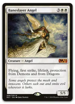 Baneslayer Angel #6 (NM) Core Set 2021 M21 Magic MTG - Image 1
