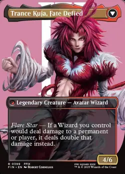 Kuja, Genome Sorcerer (Borderless) #399 (Foil) (NM) Final Fantasy FIN Magic MTG - Image 2