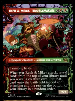 Raph & Mikey, Troublemakers (Showcase) R Teenage Mutant Ninja Turtles 250 NM - Image 1