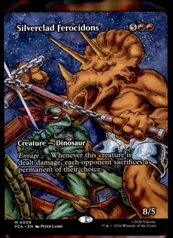 Silverclad Ferocidons (Borderless) M TMT Source Material 9 NM - Image 1