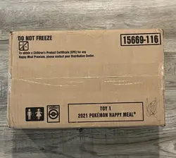 2021 McDonald's Pokemon 25th Anniversary Toy 1 Cases, 150 Sealed Packs - Image 1