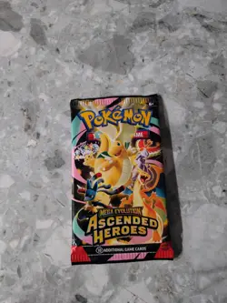 HEAVY! 22.70g Pokemon TCG Ascended Heroes Booster Pack (SEALED) god packU - Image 4