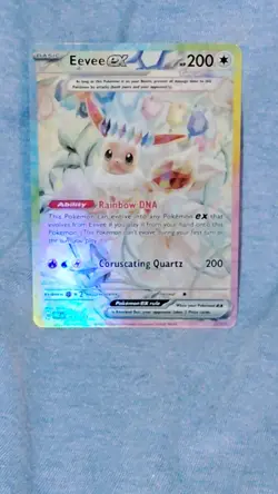 Pokemon TCG Eevee ex--Special Illustration Rare Holo Card 167/131 200 HP - Image 1
