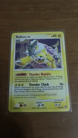Pokemon TCG: Raikou Secret Wonders 16/132 Holo Rare - Image 1