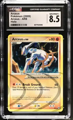 CGC 8.5 Arceus AR8 Holo Arceus Pokemon Card - Image 1