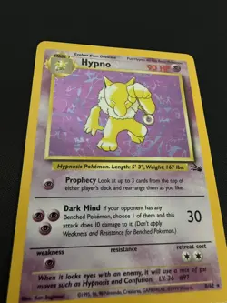 Hypno Holo Fossil Pokemon 8/62 Rare WOTC English Near Mint - Image 2
