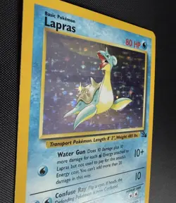 Lapras Holo Fossil Pokemon 10/62 Rare WOTC English Near Mint - Image 2