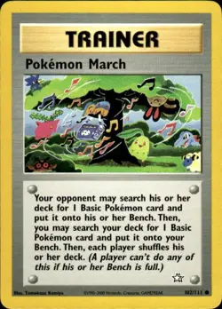 Pokemon Pokemon March Neo Genesis 102/111 Light Play LP+ or Better - Image 1