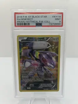 Pokemon Black Star Promo Mythical Collection Genesect XY119 Full Art PSA 9 - Image 1