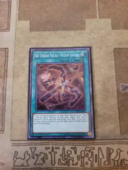 YUGIOH SKY STRIKER MECHA WIDOW ANCHOR BLHR-EN092 SECRET 1ST ED NM - Image 1