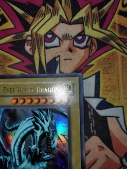 Blue-Eyes White Dragon lob-001 *OG PRINT* Unltd Ed (MP) Ultra Rare Yu-Gi-Oh! - Image 2