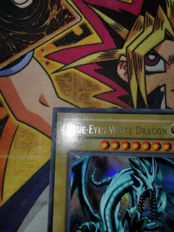 Blue-Eyes White Dragon lob-001 *OG PRINT* Unltd Ed (MP) Ultra Rare Yu-Gi-Oh! - Image 3