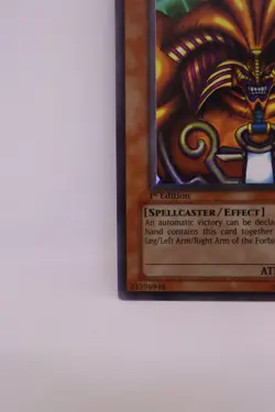 Yugioh Exodia The Forbidden One LOB-A124 Ultra Rare 1st Edition MP - Image 1