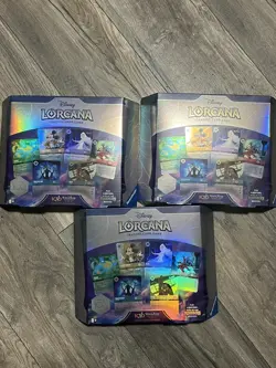 Lorcana Rise of the Floodborn Disney 100 Collector Edition Gift Set LOT of 3 - Image 4
