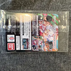 2 CARDS: Bandai One Piece CCG US Voyage Promo Holo Monkey D. Luffy - Image 4