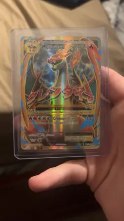 Mega Charizard EX full art Ultra Rare Holo Pokemon Card Evolutions 101/108 - Image 1
