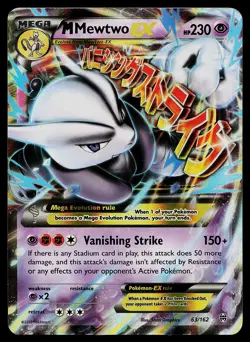 Pokemon Card - M Mewtwo EX Holo XY - BREAKthrough 63/162 Ultra Rare - Image 1