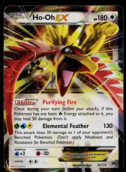Pokemon Card - Ho-Oh EX Holo XY - BREAKpoint 92/122 Ultra Rare - Image 1