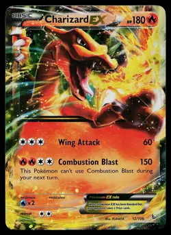 Pokemon Card - Charizard EX Holo XY - Flashfire 12/106 Ultra Rare - Image 1