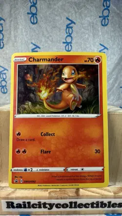 Charmander SWSH092 Cosmos Holofoil Black Star Promo Holo Pokemon Card 🔥 - Image 1