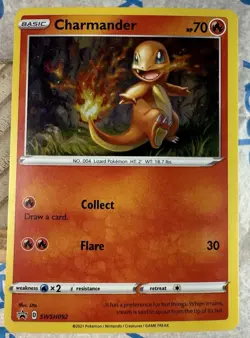 Charmander SWSH092 Cosmos Holofoil Black Star Promo Holo Pokemon Card 🔥 - Image 2