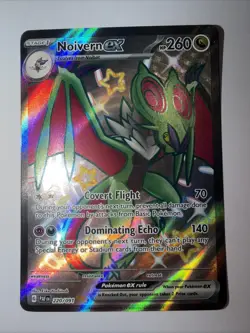 Pokemon TCG Noivern EX Shiny Full Art Ultra Rare Holo Card 220/091 Paldean Fates - Image 1