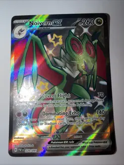Pokemon TCG Noivern EX Shiny Full Art Ultra Rare Holo Card 220/091 Paldean Fates - Image 2