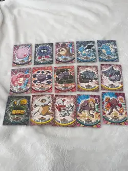 Topps Animated Pokemon 15 Card Lot Vintage non foil- 1999 - Image 1