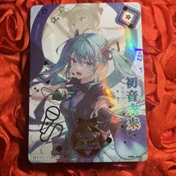 HATSUNE MIKU DIVA Waifu Goddess Girl Holo Anime SSR Sexy Card - Image 1