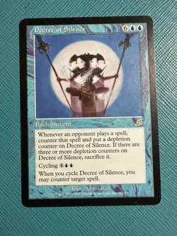Decree of Silence - Scourge - Pre-modern *LP* MtG - Image 1