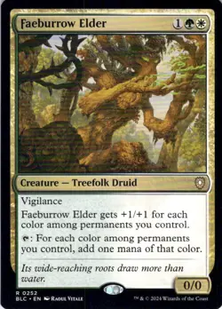 Faeburrow Elder - Commander: Bloomburrow - 252 NM - Image 1