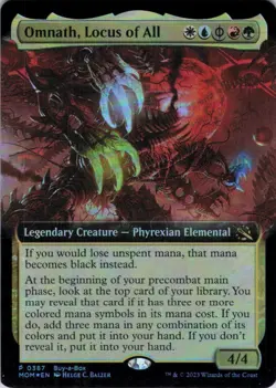 Omnath, Locus of All Buy-A-Box - Foil - March of the Machine - 387 NM - Image 2