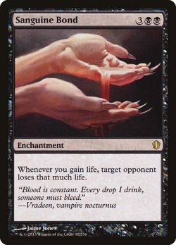 Sanguine Bond #92 (MP) Commander 2013 C13 Magic MTG - Image 1