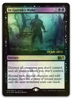 In Garruk's Wake #100 (Foil) NM Launch Party & Release Event Promos Magic MTG - Image 1