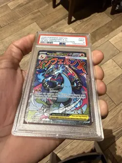 Pokemon TCG Mega Charizard X EX 023 Me: Mega Evolution Promo Holo PSA 9 - Image 2