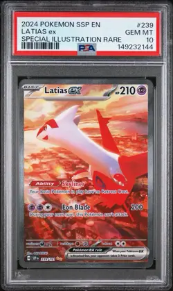 Pokemon 2024 Latias ex 239/191 SIR Surging Sparks GEM MINT PSA 10 - Image 1