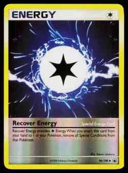 Recover Energy Reverse Holo #96/100 Uncommon Pokemon Majestic Dawn NM - Image 1