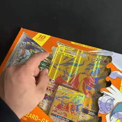 Pokemon Reshiram & Charizard GX Tag Team Premium Collection Sealed Damaged Box - Image 2