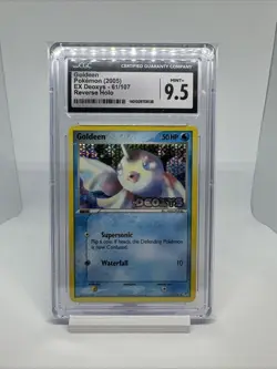 2005 Pokemon EX Deoxys - Goldeen #61 Reverse Holo CGC 9.5 - Image 1