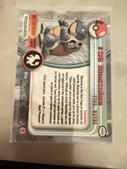 Blastoise | 1999 Topps Pokemon TV | 9 | Pokemon | NM - Image 2