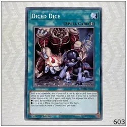 Diced Dice - ROTD-EN067 - Common 1st Edition Yugioh - Image 1